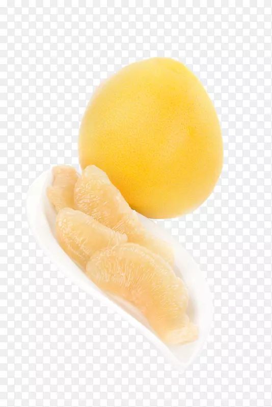 黄色水果白肉柚子