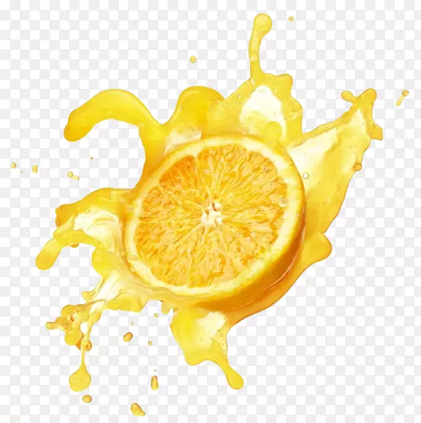 新鲜美味的橙汁