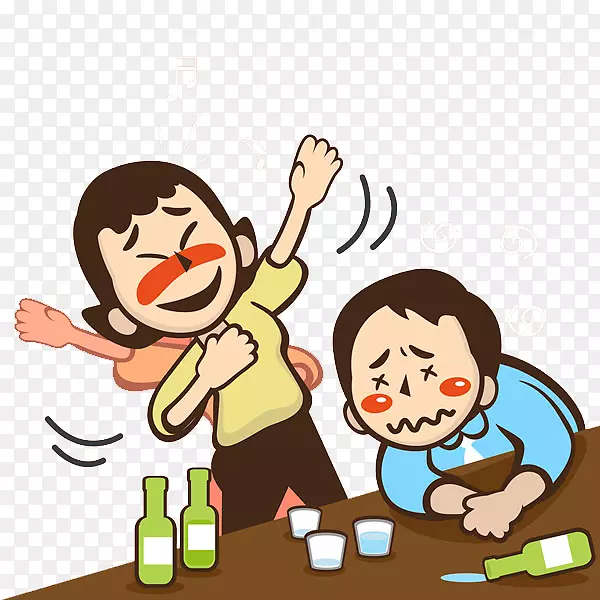 一个发酒疯的人