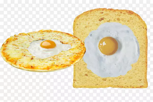 实物早餐煎蛋面包