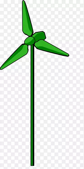 能源积极风涡轮绿色