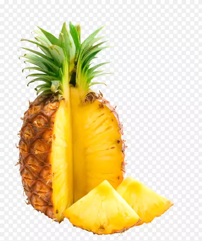 新鲜水果黄色的菠萝