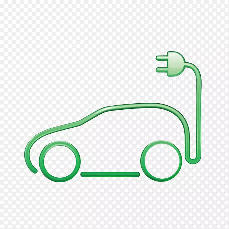 充电绿色小电动车