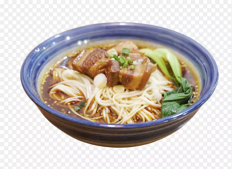 美味特色传统面食青菜卤肉面