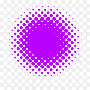 紫色放射状圆点背景