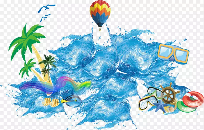 海边度假素材