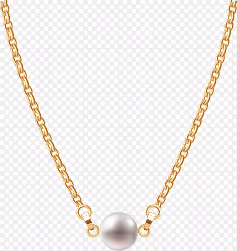 珍珠纯银项链