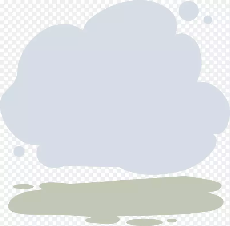 灰色简约云朵边框纹理