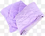 紫色夏日棉被效果