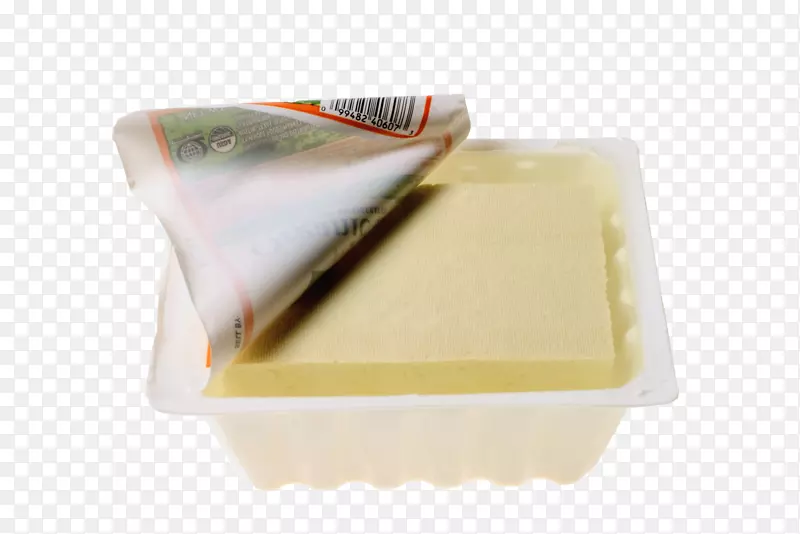 手绘白色方形包装豆腐