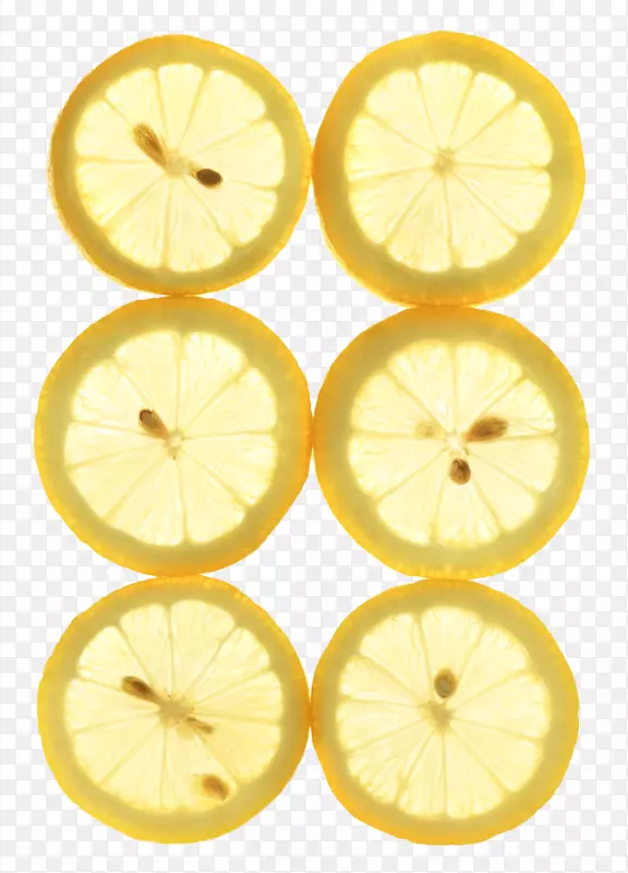 柠檬片特写