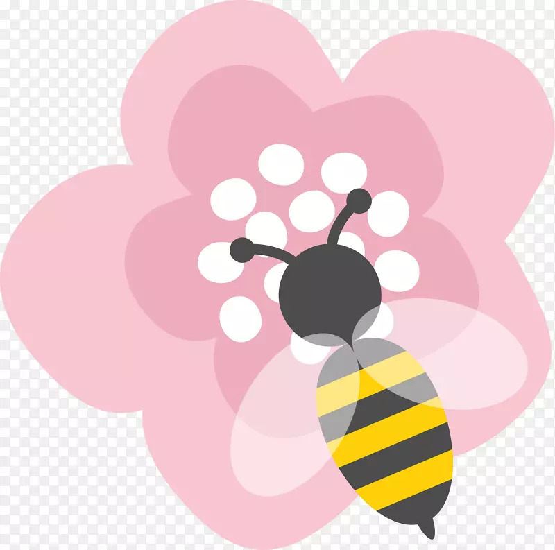 蜂蜜蜜蜂装饰元素