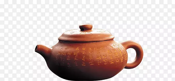 中国元素古董茶壶