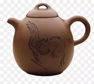 紫砂古典茶壶