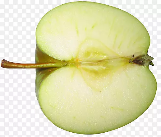被切开的苹果实物照片