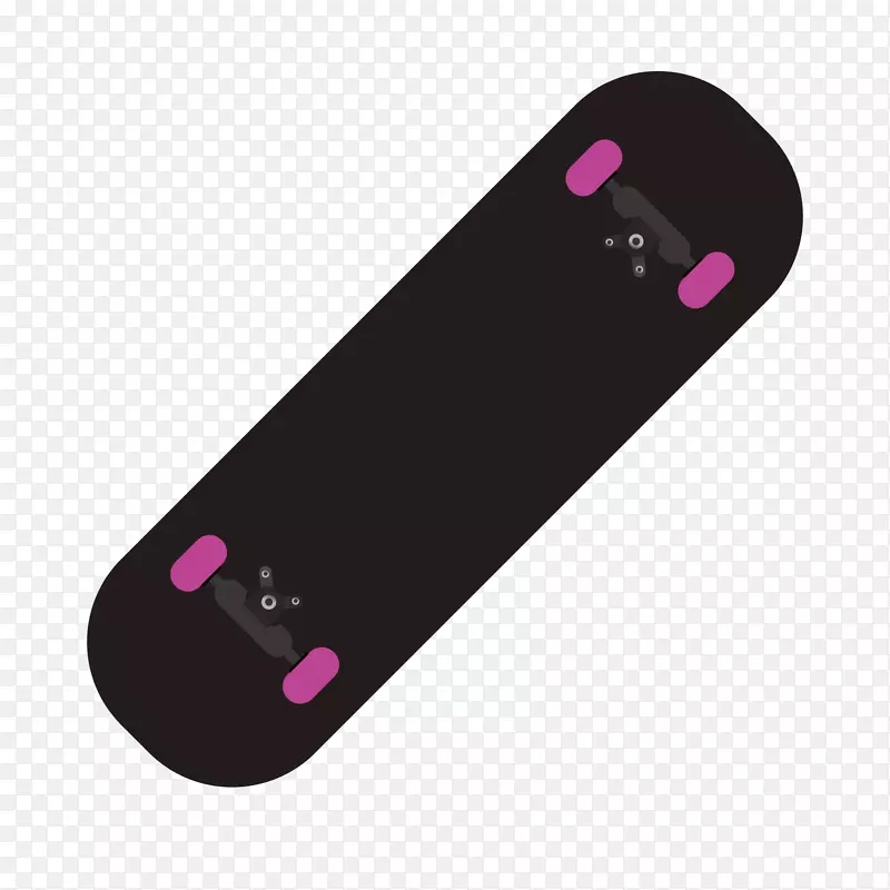 黑色圆弧滑板元素