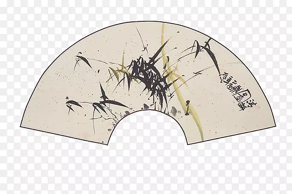 灰色扇形竹子扇子PNG图片素材下载_图片编号7596137-PNG素材网