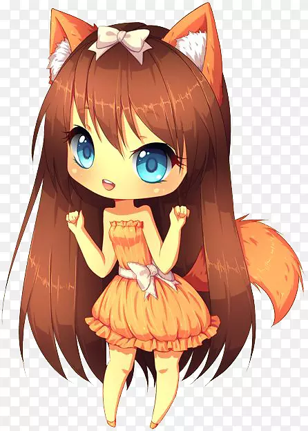 橙色小狐狸妖怪