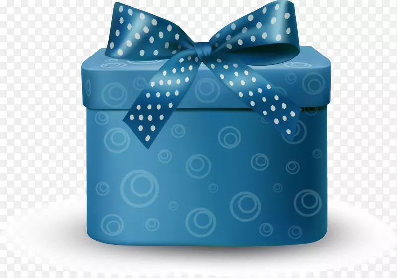 蓝色礼盒包装
