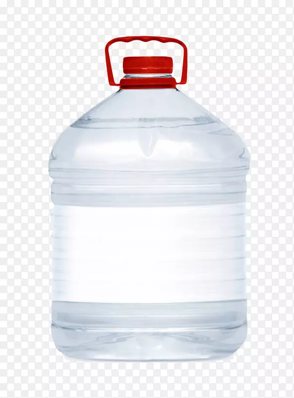 透明解渴红色手提式盖子的塑料瓶