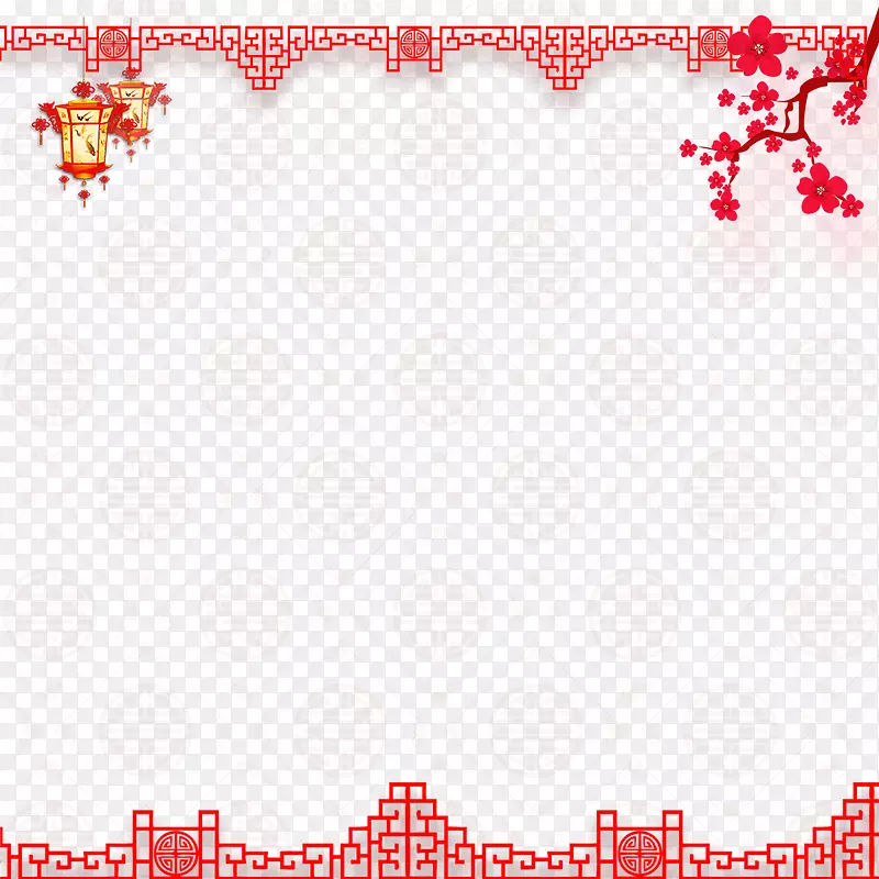 红色中国装饰纹理