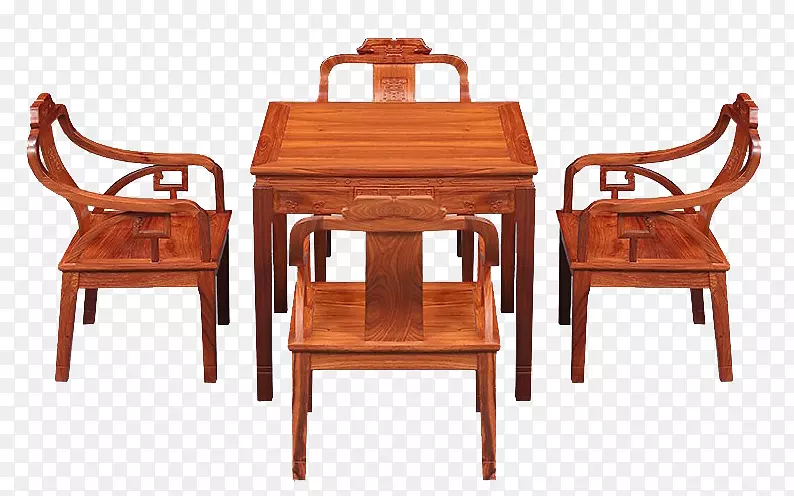 实物实木红木家具餐桌餐椅