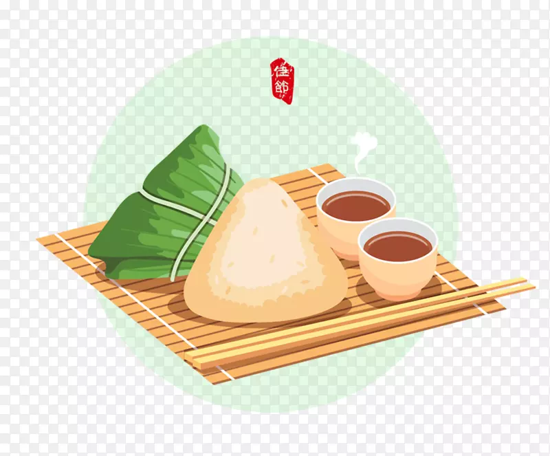 粽享端午中国风插画