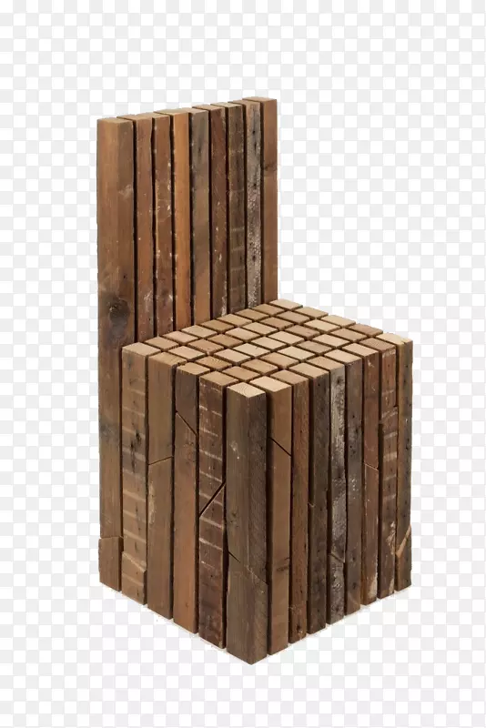 木头拼接座椅