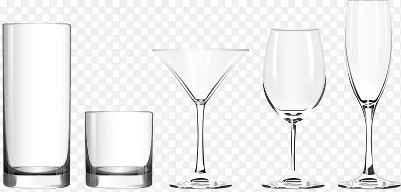 精美玻璃杯设计矢量素材