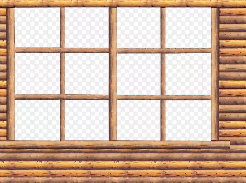 方形竹竿窗户