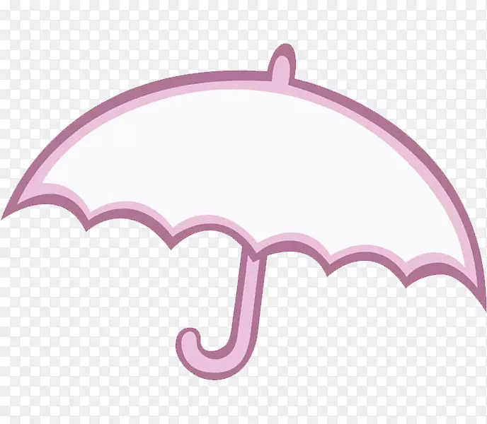 粉色卡通小雨伞PNG