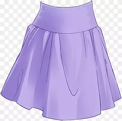 紫色可爱女生裙子