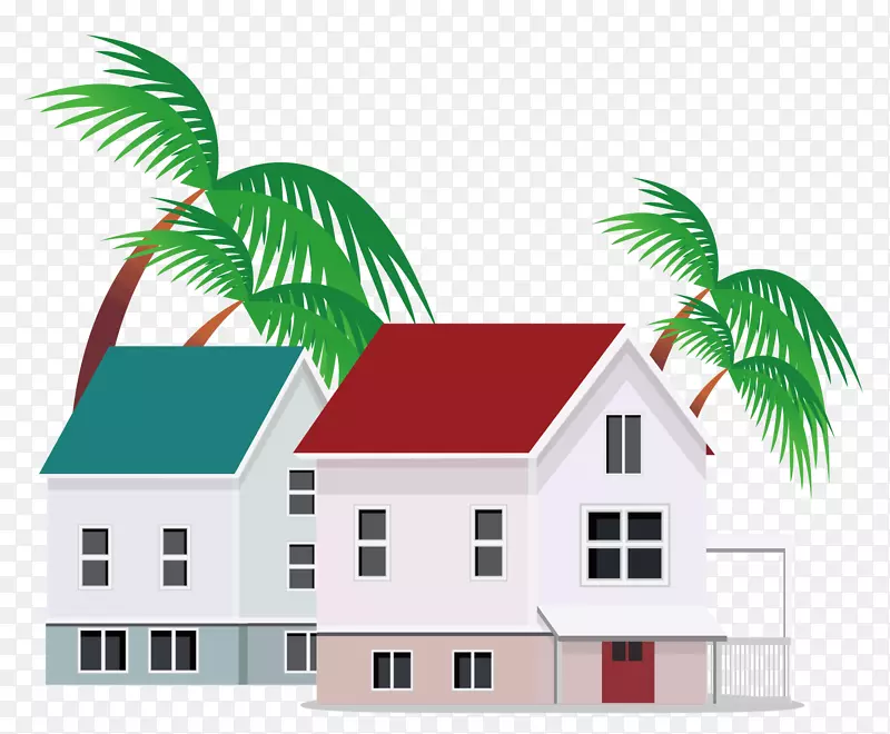 两栋小房子PNG图片素材下载_图片编号7613257-PNG素材网