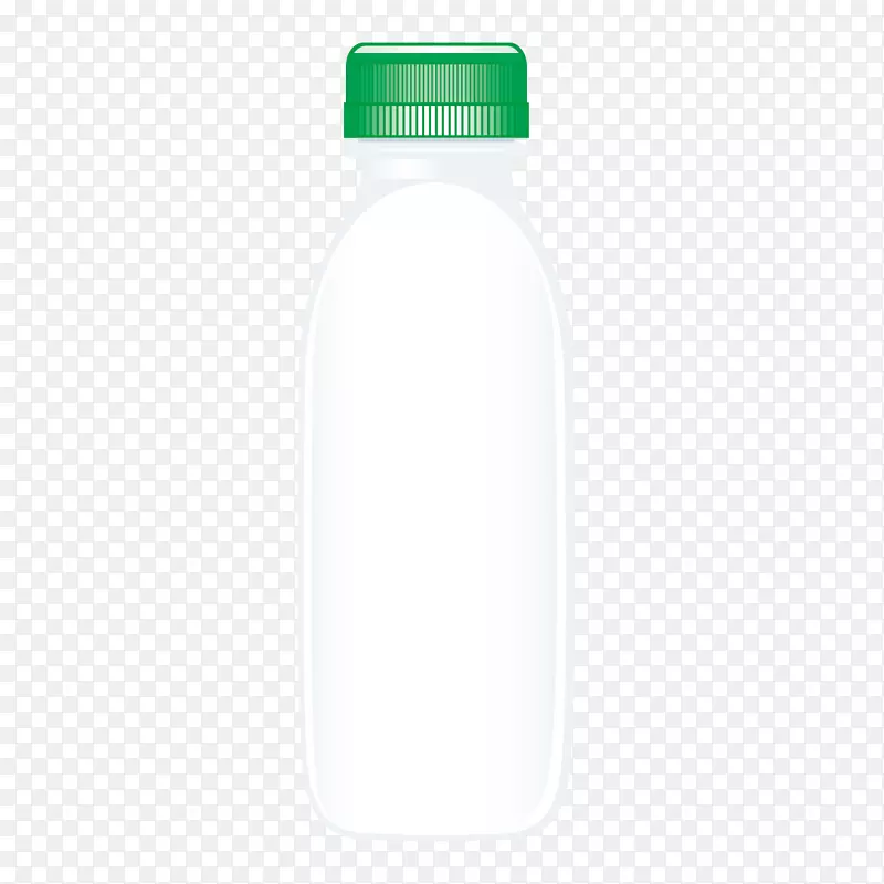 白色的酸奶瓶子包装