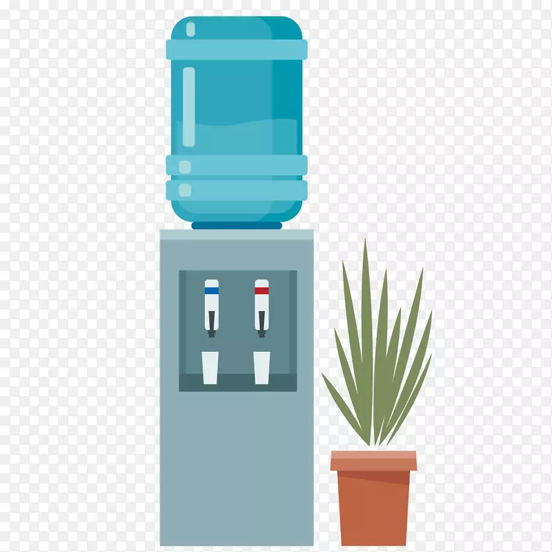 饮水机家电设计矢量图