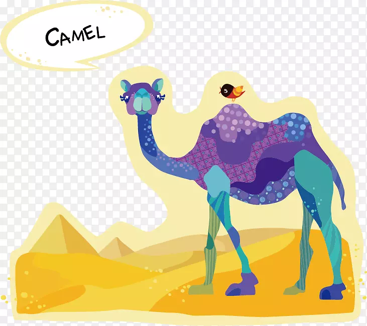骆驼卡通图