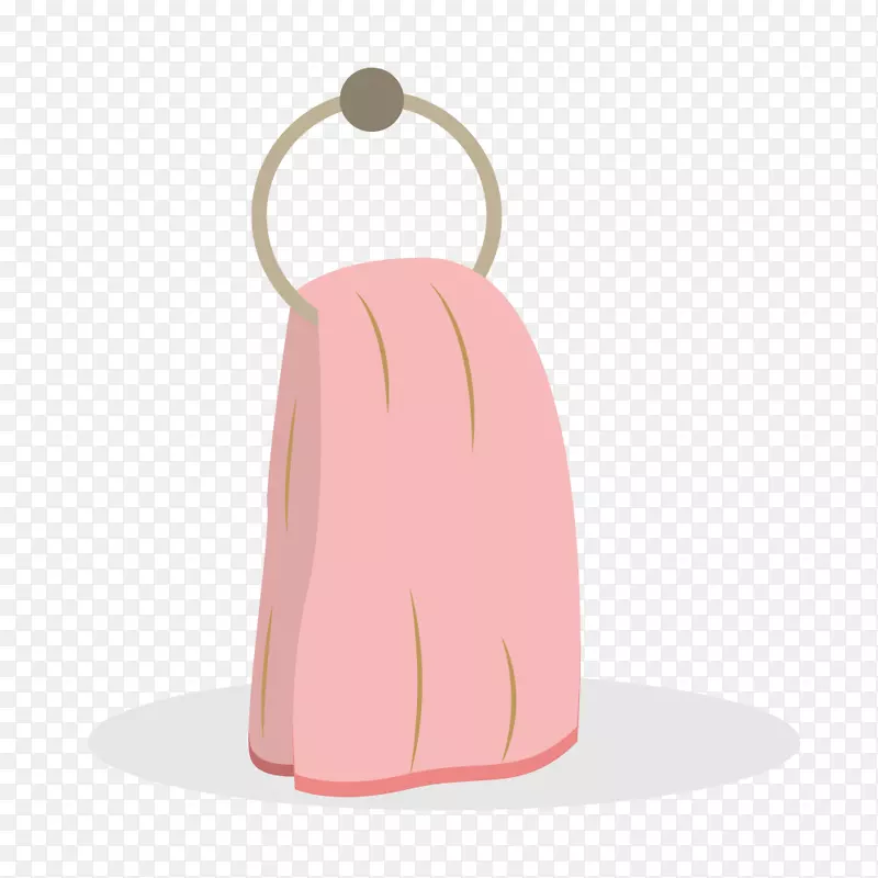 粉色护肤毛巾生活用品