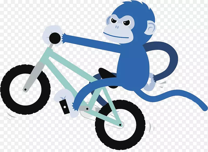 酷猴子骑单车
