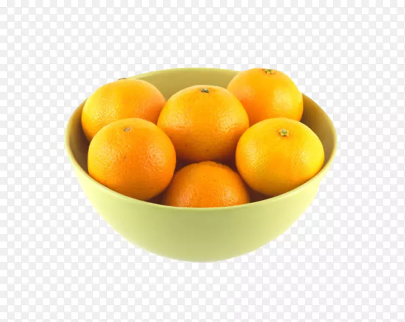 橙色香甜碗里的水果奉节脐橙实物