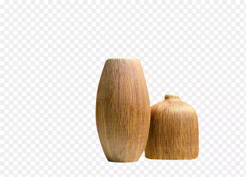 朴素陶器花瓶素材
