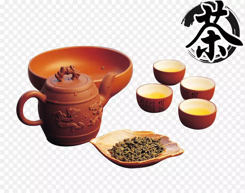 古代茶具装饰效果