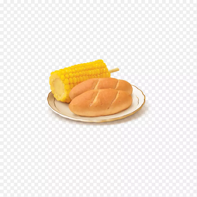 玉米面包图片