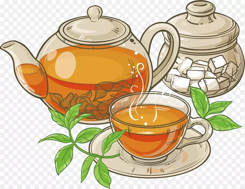 矢量图清新淡雅的茶PNG图片素材下载_图片编号7621738-PNG素材网