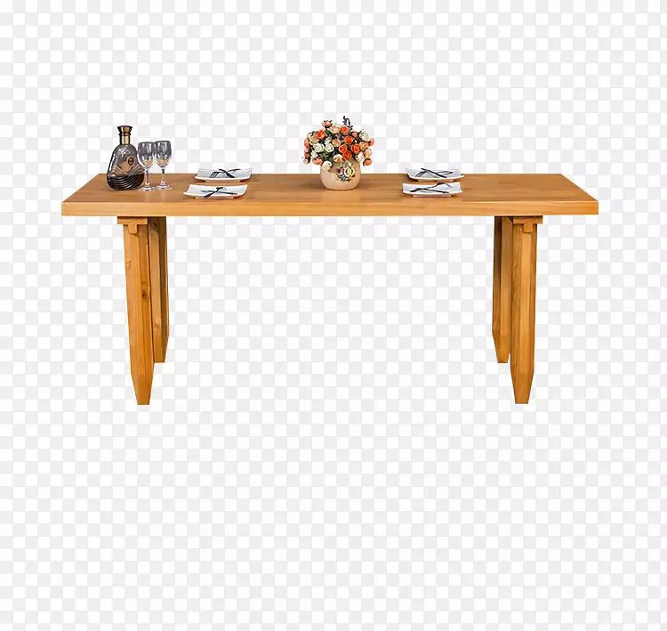 木头制小餐桌