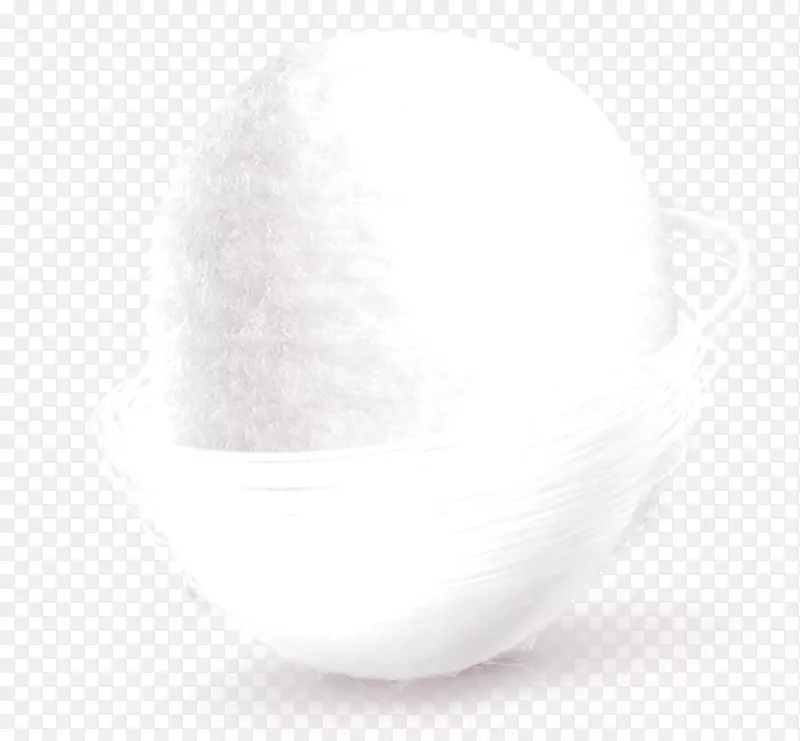 白色棉花球