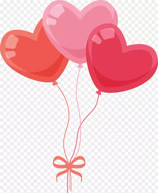粉色卡通漂浮气球