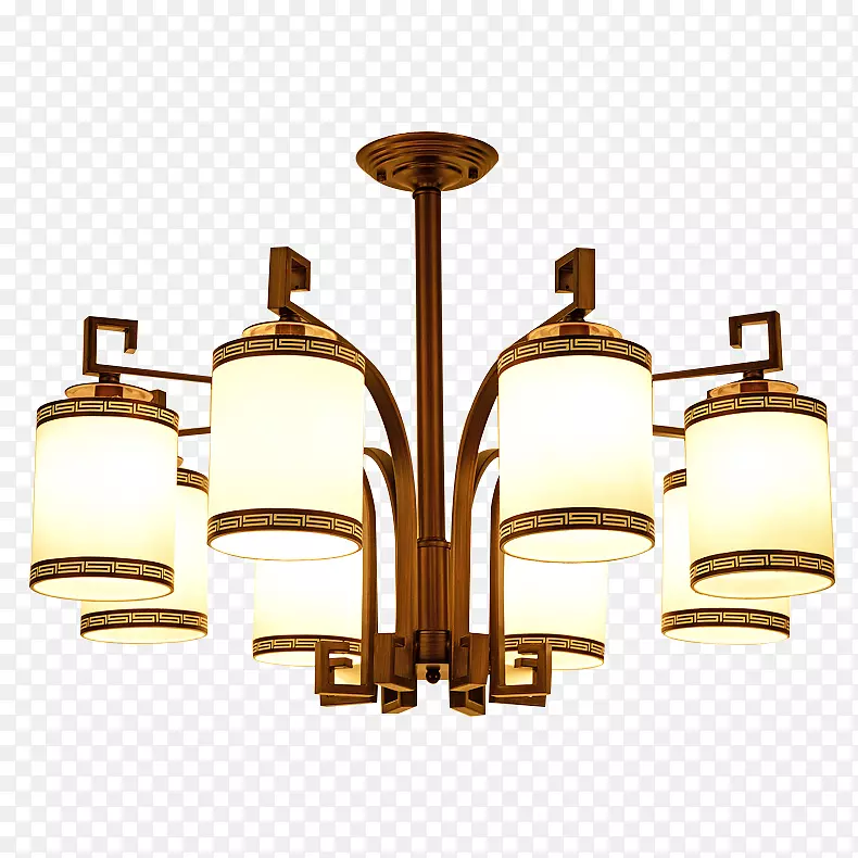 实物漂亮古铜色中国新中式灯具