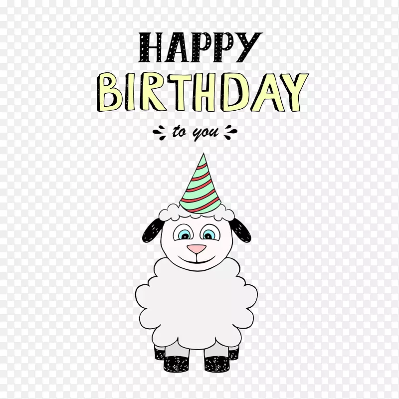 生日主题生日快乐小羊