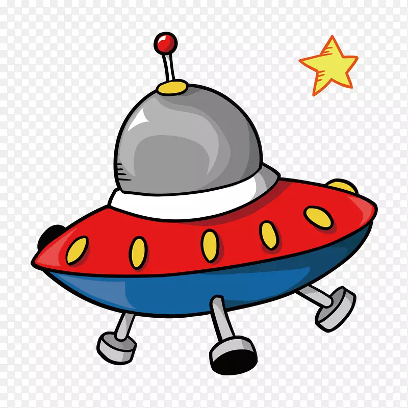 卡通宇宙飞船 UFO
