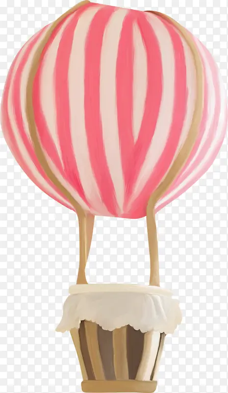 粉色的热气球